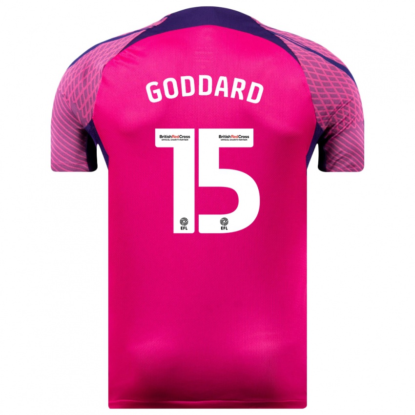 Niño Camiseta Amy Goddard #15 Morado 2ª Equipación 2023/24 La Camisa México