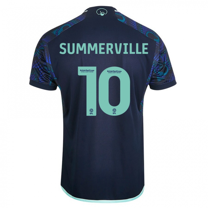 Niño Camiseta Crysencio Summerville #10 Azul 2ª Equipación 2023/24 La Camisa México