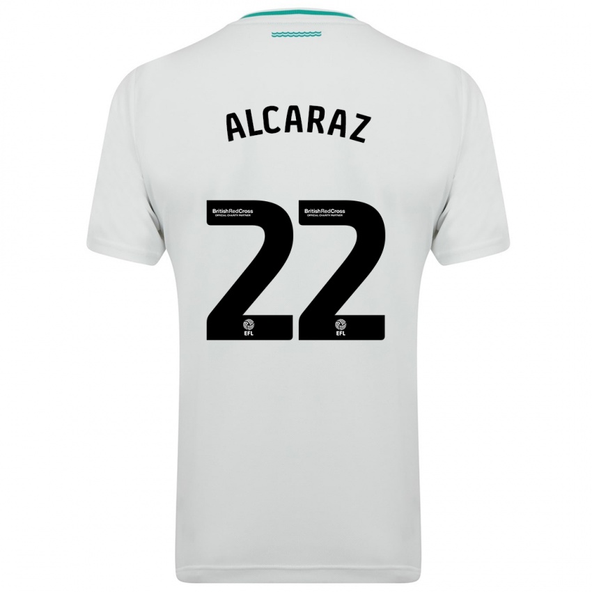 Niño Camiseta Carlos Alcaraz #22 Blanco 2ª Equipación 2023/24 La Camisa México