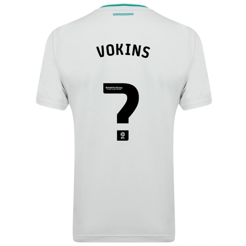 Niño Camiseta Jake Vokins #0 Blanco 2ª Equipación 2023/24 La Camisa México