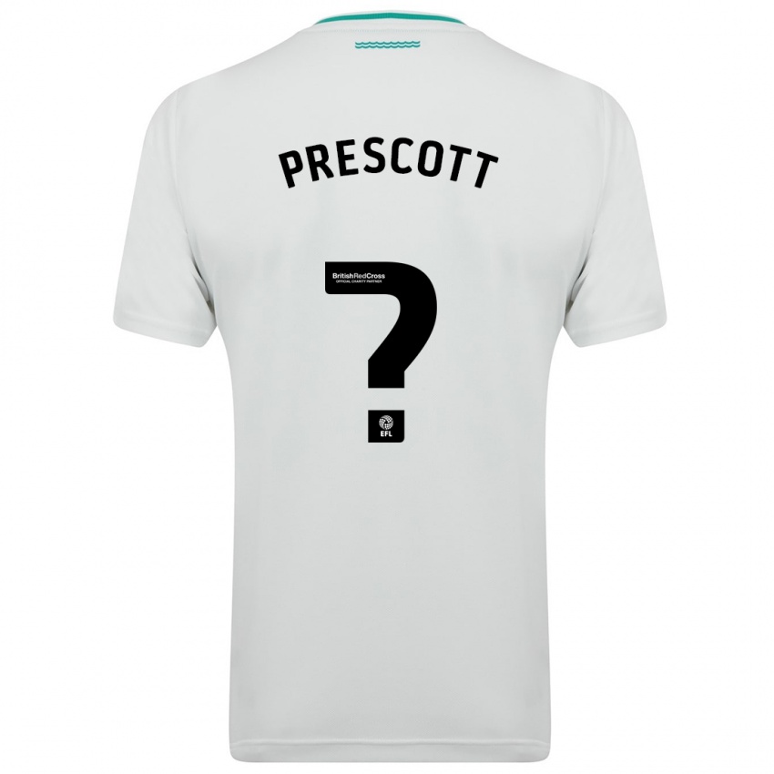 Niño Camiseta Alfie Prescott #0 Blanco 2ª Equipación 2023/24 La Camisa México