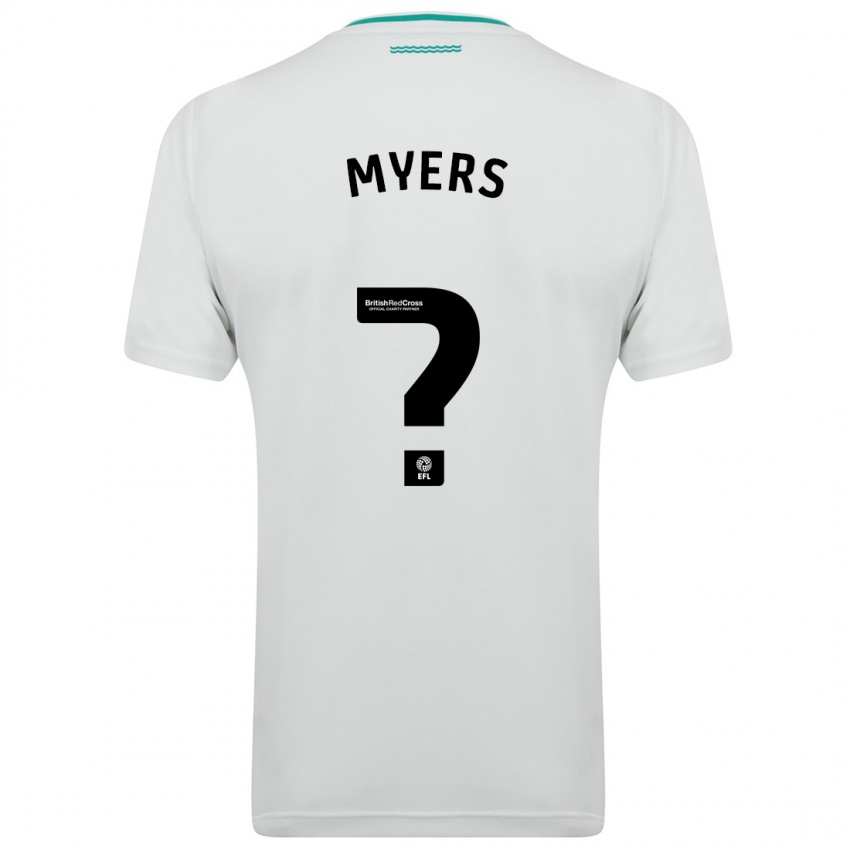 Niño Camiseta Tevin Myers #0 Blanco 2ª Equipación 2023/24 La Camisa México