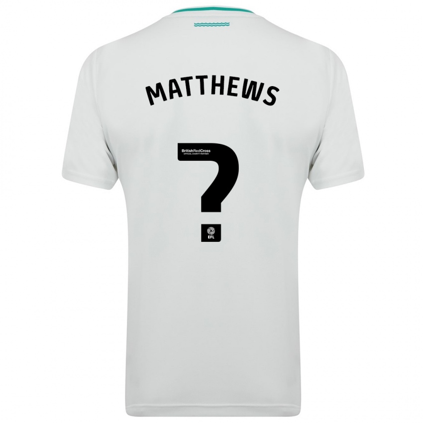 Niño Camiseta Abdulhalim Okonola-Matthews #0 Blanco 2ª Equipación 2023/24 La Camisa México