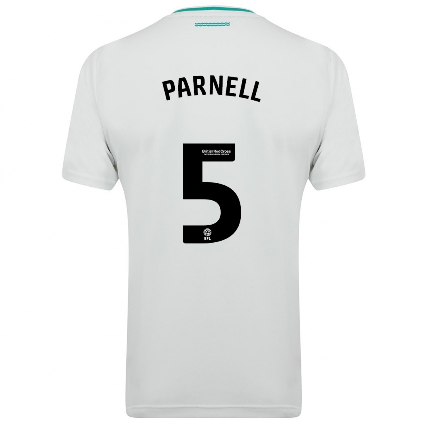 Niño Camiseta Rosanna Parnell #5 Blanco 2ª Equipación 2023/24 La Camisa México