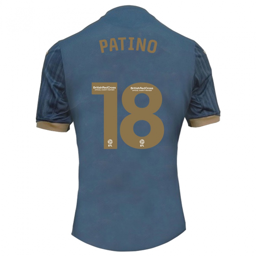 Niño Camiseta Charlie Patino #18 Verde Azulado Oscuro 2ª Equipación 2023/24 La Camisa México