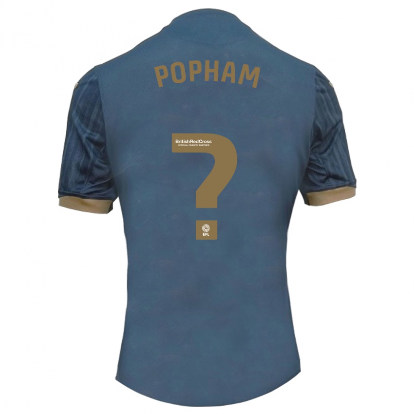 Niño Camiseta Brogan Popham #0 Verde Azulado Oscuro 2ª Equipación 2023/24 La Camisa México