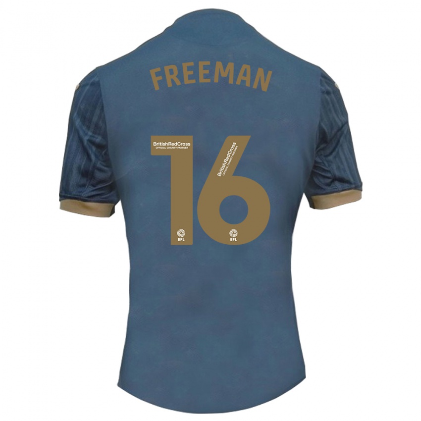 Niño Camiseta Emily Freeman #16 Verde Azulado Oscuro 2ª Equipación 2023/24 La Camisa México