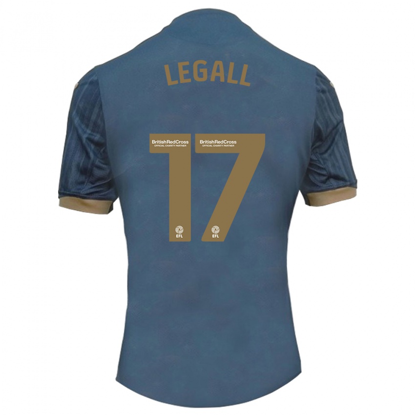 Niño Camiseta Monet Legall #17 Verde Azulado Oscuro 2ª Equipación 2023/24 La Camisa México