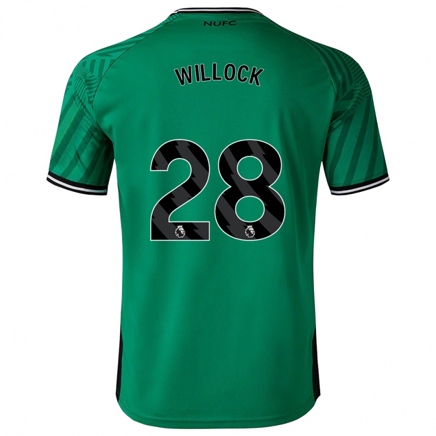 Niño Camiseta Joe Willock #28 Verde 2ª Equipación 2023/24 La Camisa México