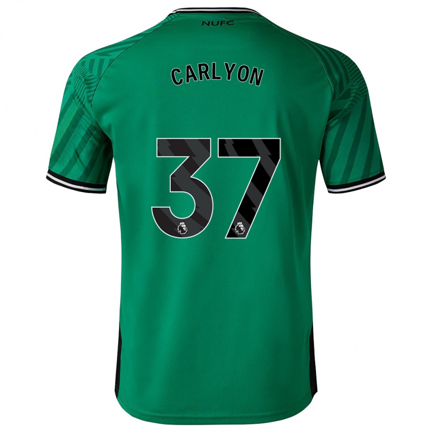 Niño Camiseta Nathan Carlyon #37 Verde 2ª Equipación 2023/24 La Camisa México