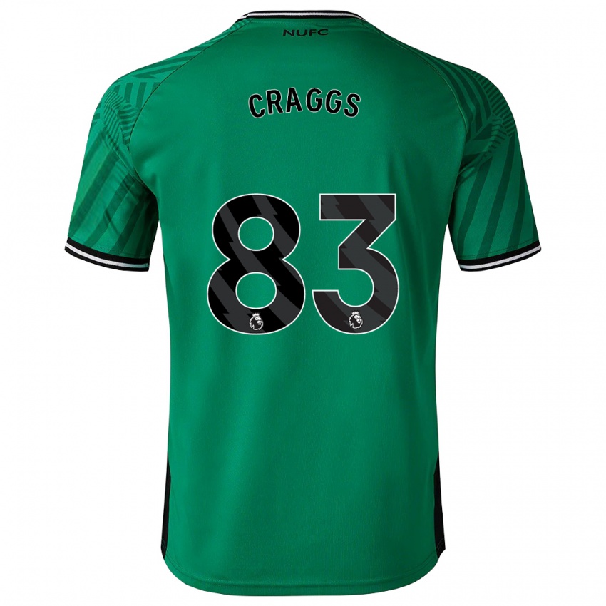 Niño Camiseta Luke Craggs #83 Verde 2ª Equipación 2023/24 La Camisa México