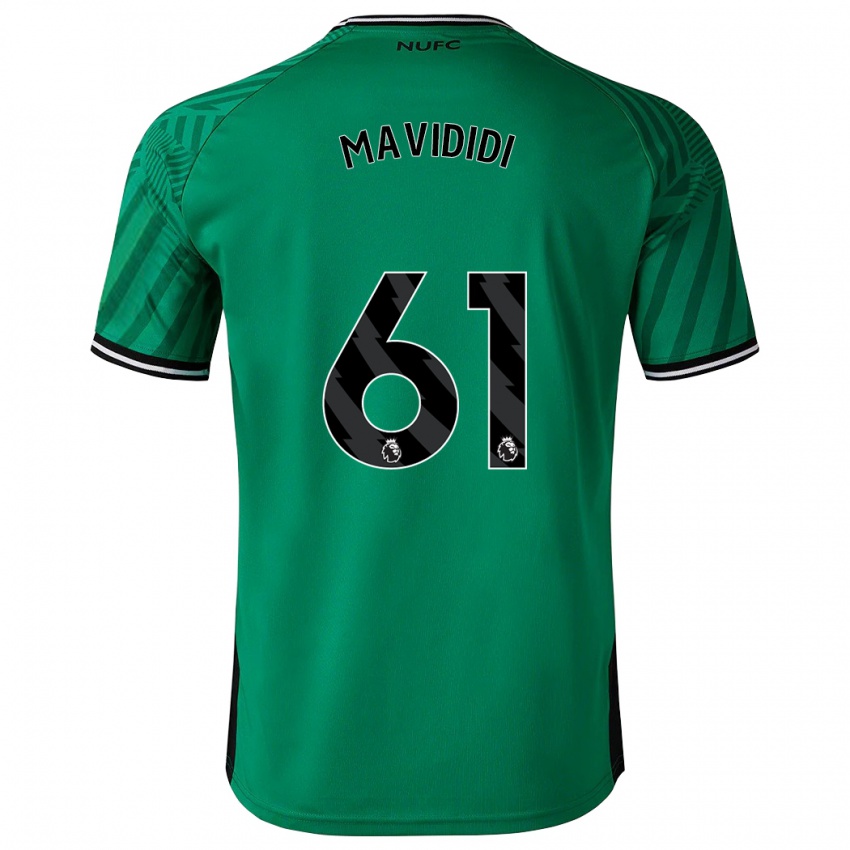 Niño Camiseta Shaun Mavididi #61 Verde 2ª Equipación 2023/24 La Camisa México