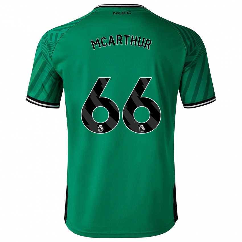 Niño Camiseta Charlie Mcarthur #66 Verde 2ª Equipación 2023/24 La Camisa México