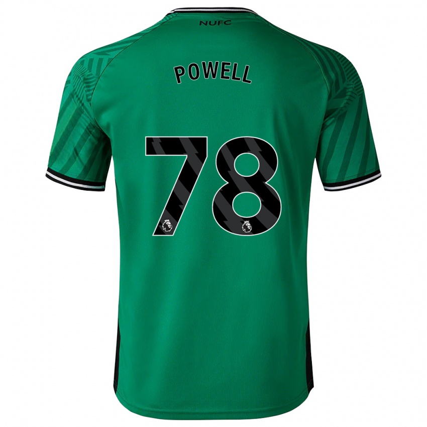 Niño Camiseta Harry Powell #78 Verde 2ª Equipación 2023/24 La Camisa México