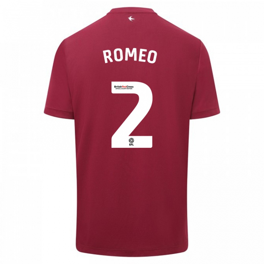 Niño Camiseta Mahlon Romeo #2 Rojo 2ª Equipación 2023/24 La Camisa México