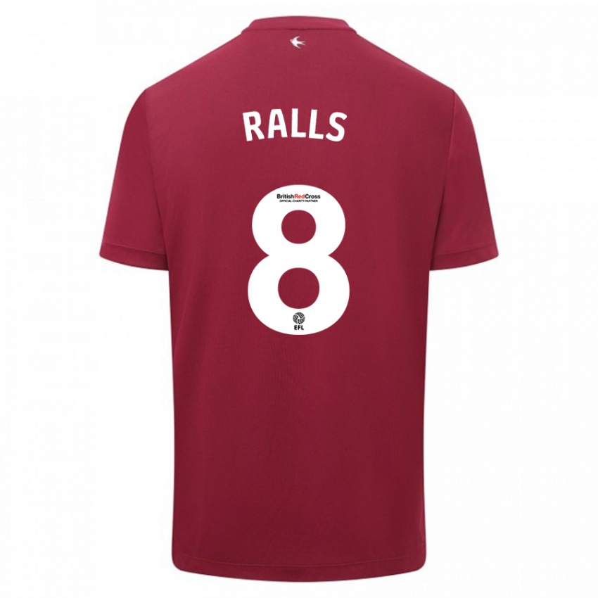 Niño Camiseta Joe Ralls #8 Rojo 2ª Equipación 2023/24 La Camisa México