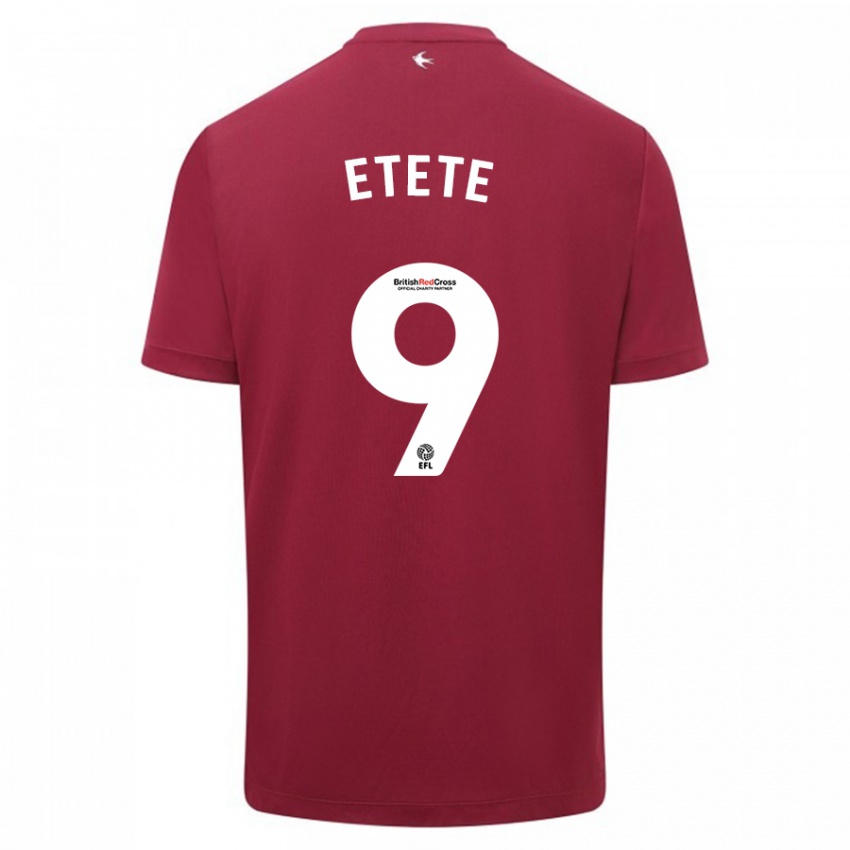 Niño Camiseta Kion Etete #9 Rojo 2ª Equipación 2023/24 La Camisa México