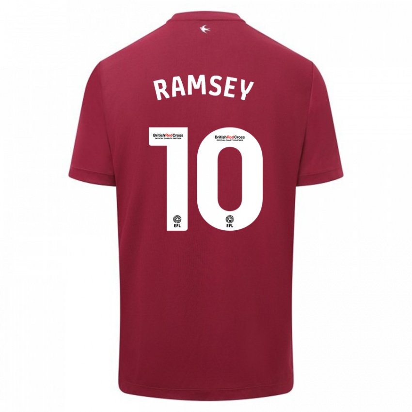 Niño Camiseta Aaron Ramsey #10 Rojo 2ª Equipación 2023/24 La Camisa México