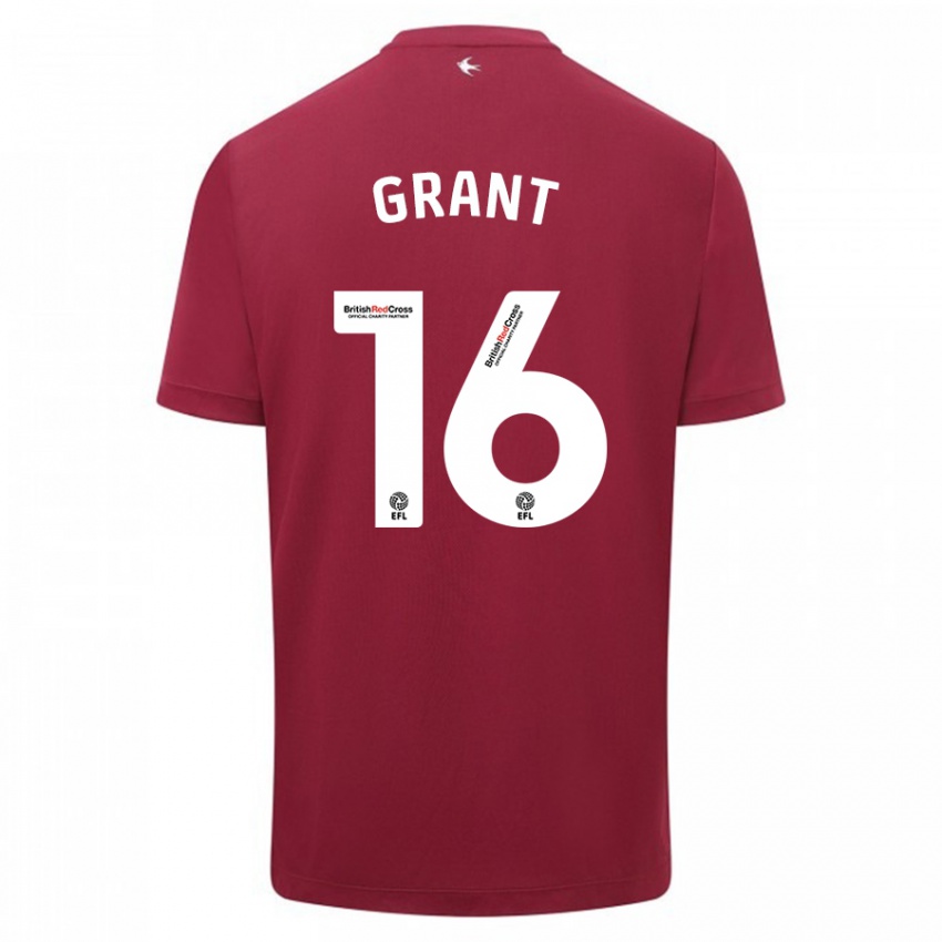 Niño Camiseta Karlan Grant #16 Rojo 2ª Equipación 2023/24 La Camisa México