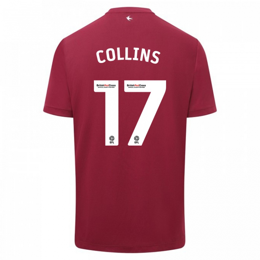 Niño Camiseta Jamilu Collins #17 Rojo 2ª Equipación 2023/24 La Camisa México