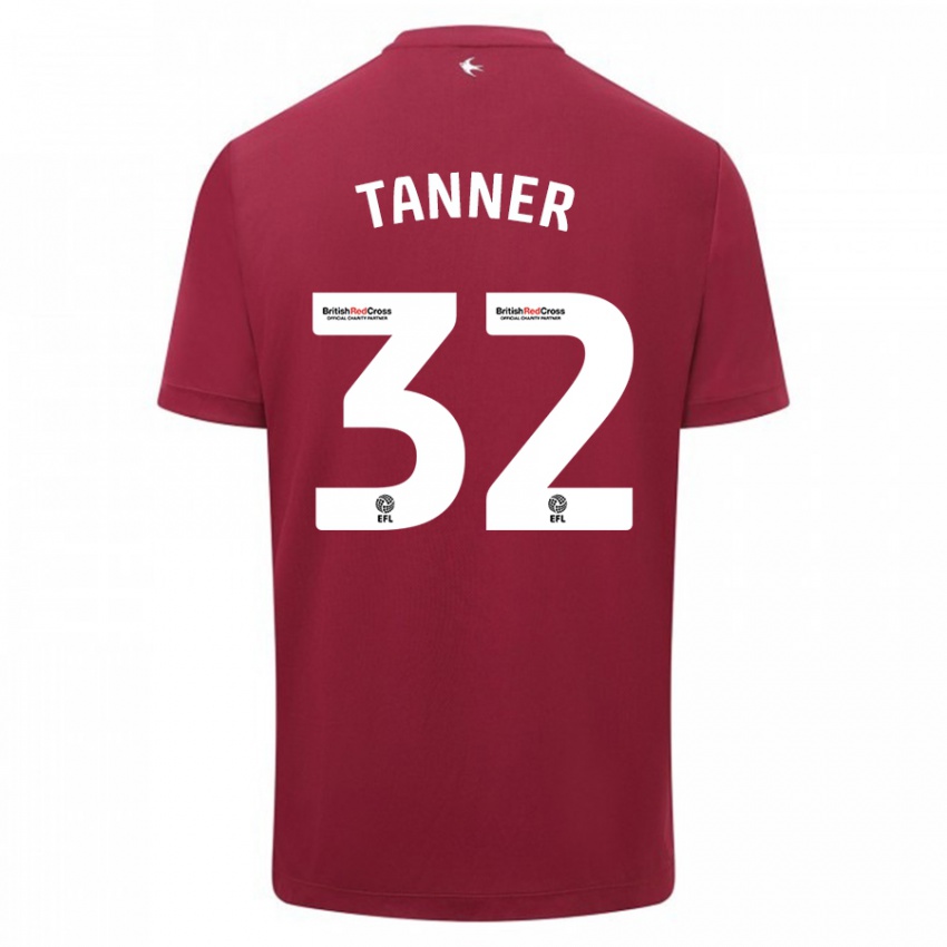 Niño Camiseta Ollie Tanner #32 Rojo 2ª Equipación 2023/24 La Camisa México