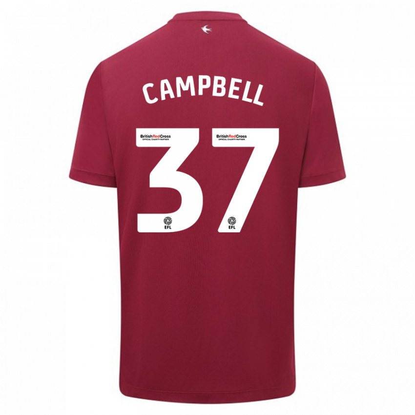 Niño Camiseta Vontae Daley-Campbell #37 Rojo 2ª Equipación 2023/24 La Camisa México