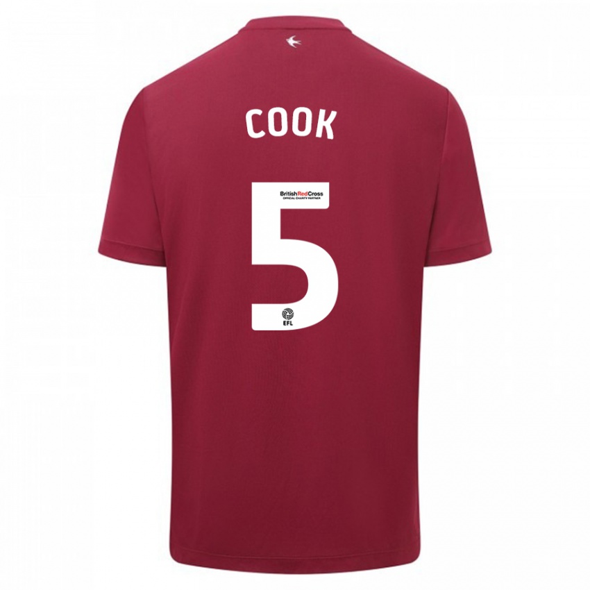 Niño Camiseta Freddie Cook #5 Rojo 2ª Equipación 2023/24 La Camisa México