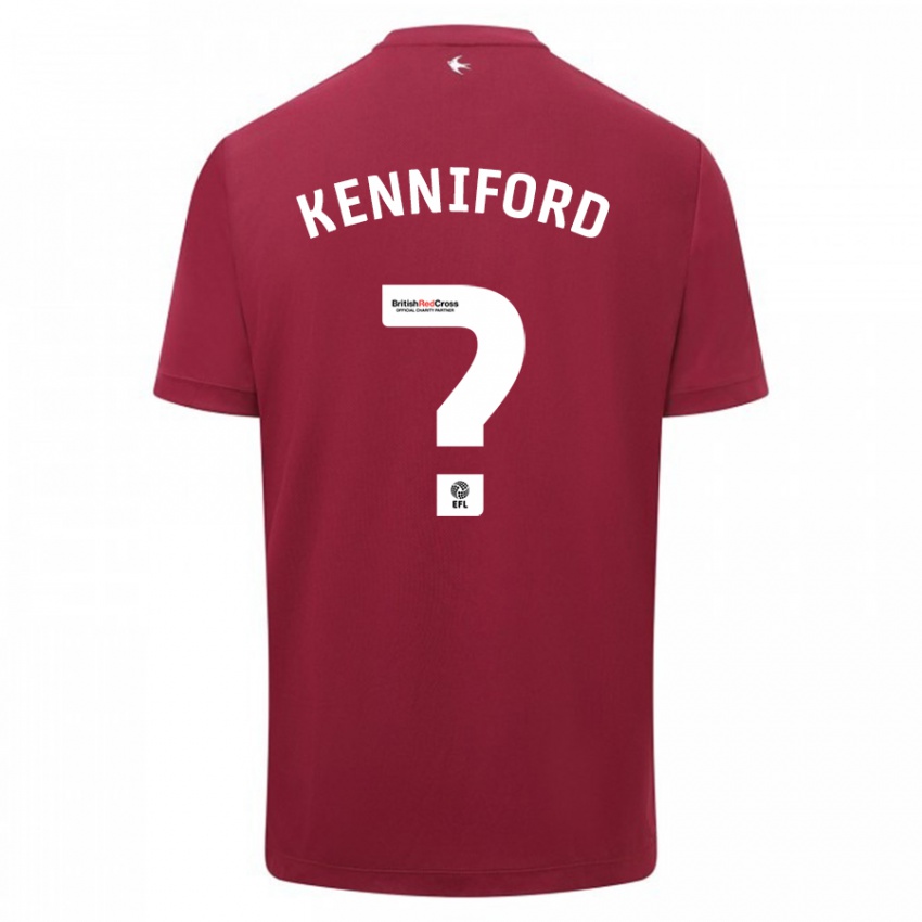 Niño Camiseta Kyle Kenniford #0 Rojo 2ª Equipación 2023/24 La Camisa México