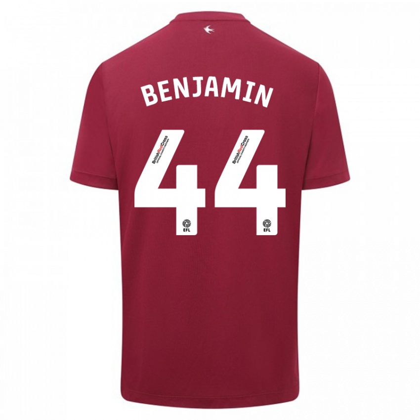 Niño Camiseta Xavier Benjamin #44 Rojo 2ª Equipación 2023/24 La Camisa México