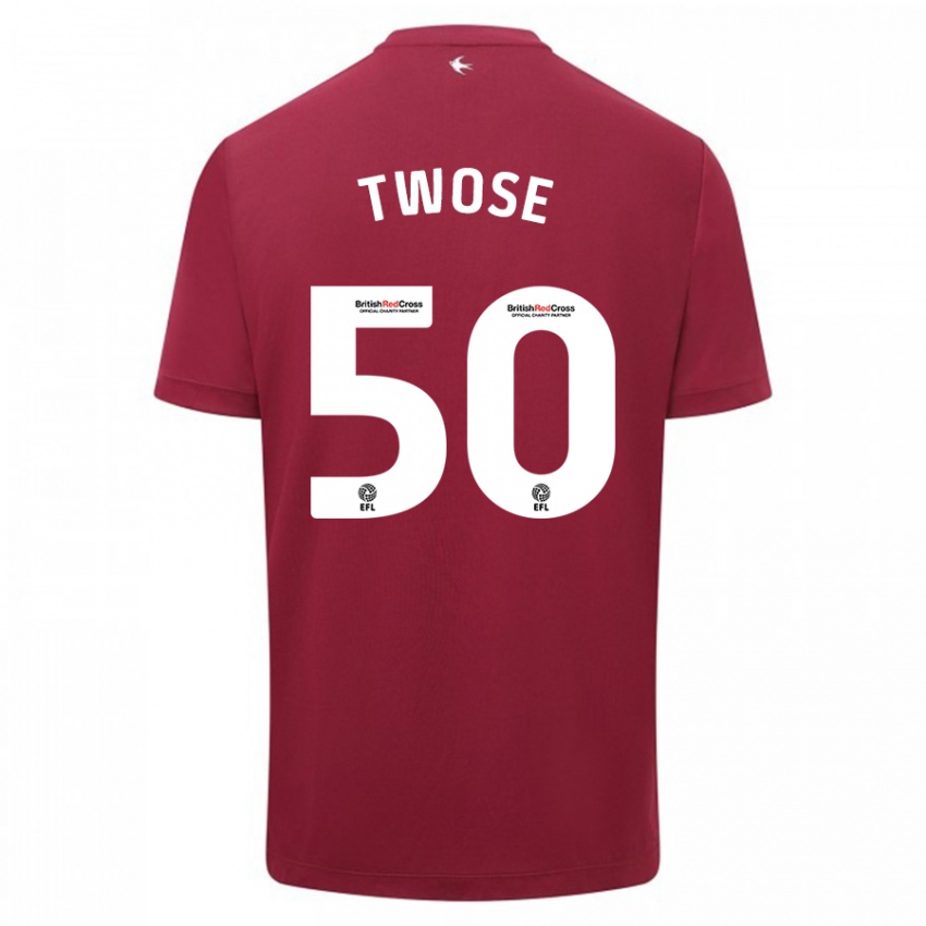 Niño Camiseta Cody Twose #50 Rojo 2ª Equipación 2023/24 La Camisa México