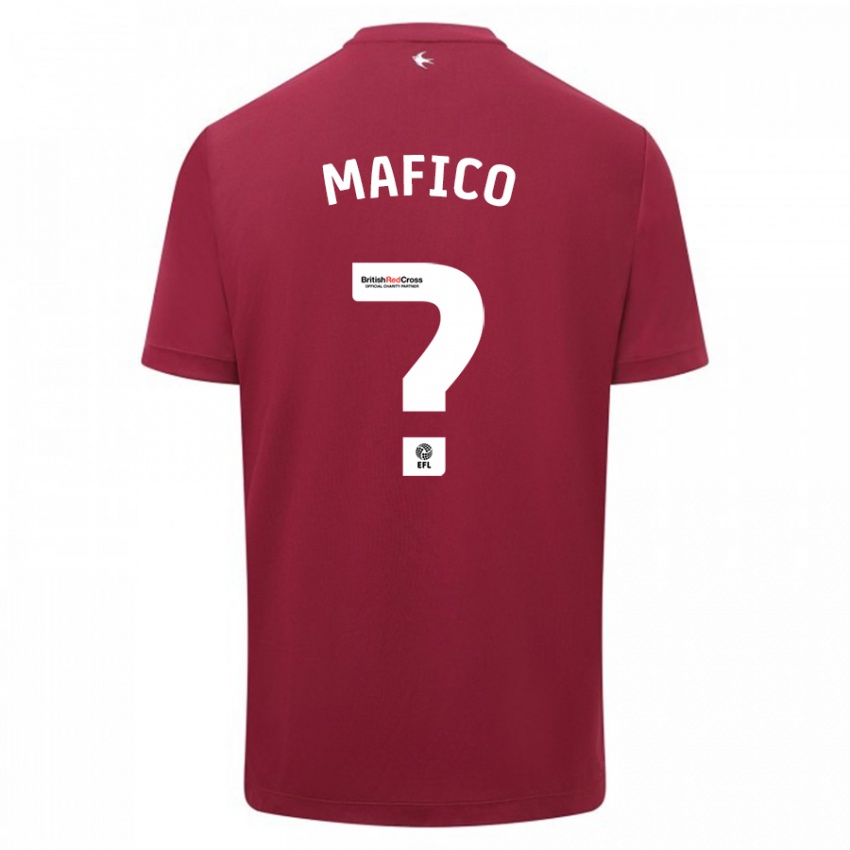 Niño Camiseta Dakarai Mafico #0 Rojo 2ª Equipación 2023/24 La Camisa México