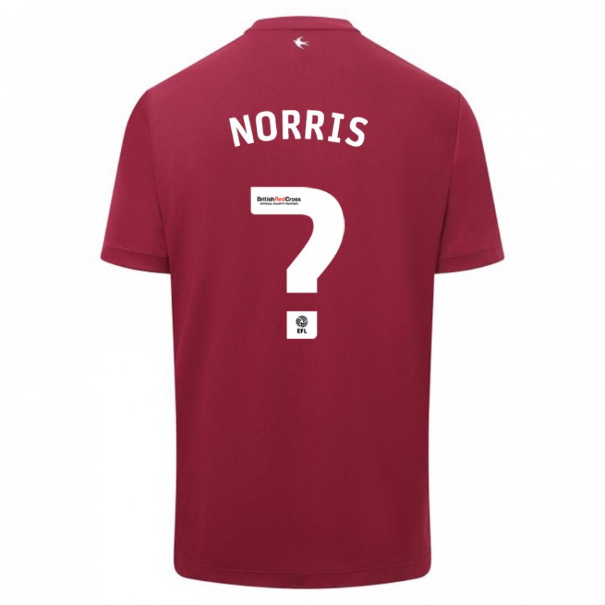 Niño Camiseta Jacob Norris #0 Rojo 2ª Equipación 2023/24 La Camisa México