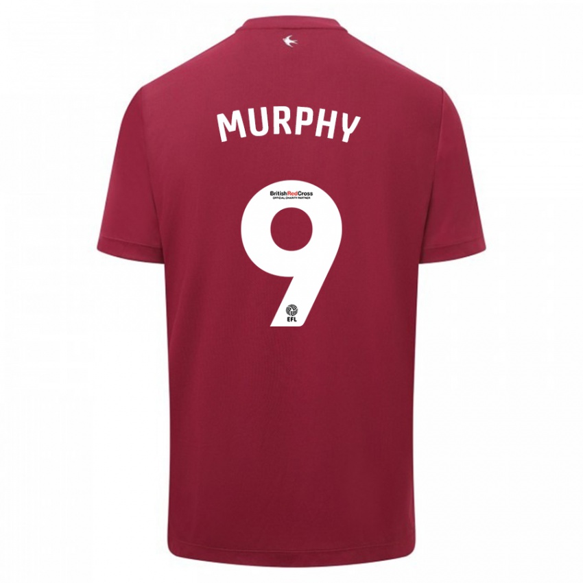 Niño Camiseta Alana Murphy #9 Rojo 2ª Equipación 2023/24 La Camisa México