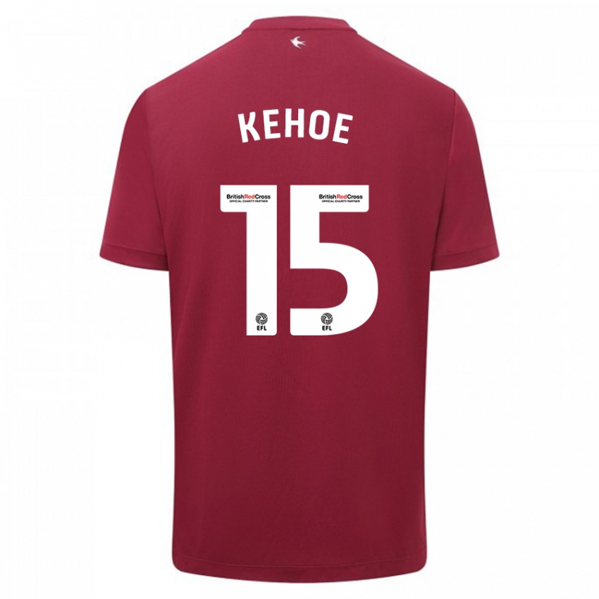 Niño Camiseta Molly Kehoe #15 Rojo 2ª Equipación 2023/24 La Camisa México