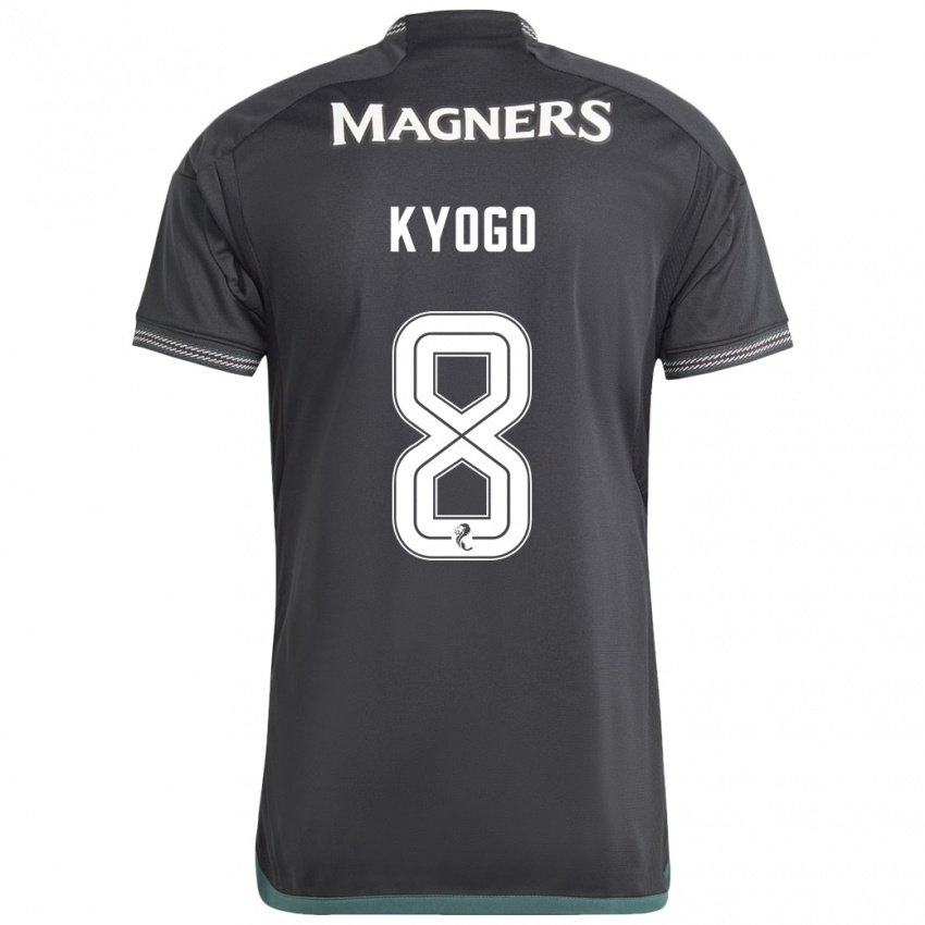 Niño Camiseta Kyogo Furuhashi #8 Negro 2ª Equipación 2023/24 La Camisa México