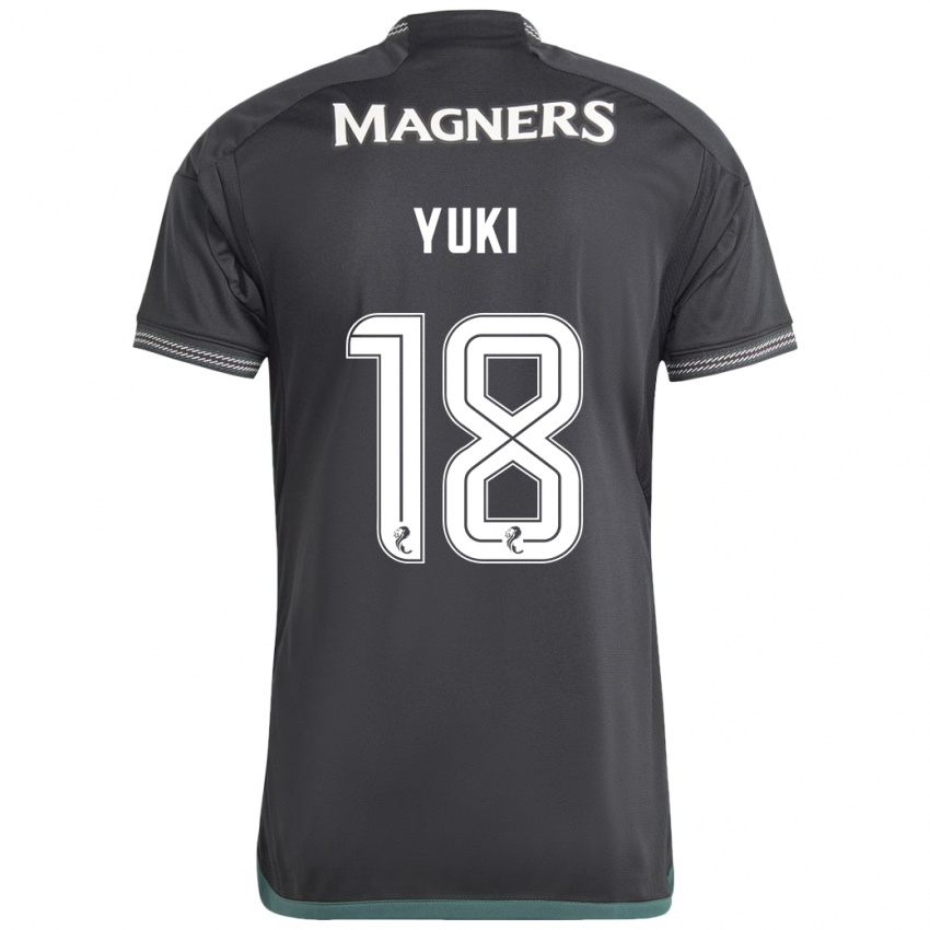 Niño Camiseta Yuki Kobayashi #18 Negro 2ª Equipación 2023/24 La Camisa México