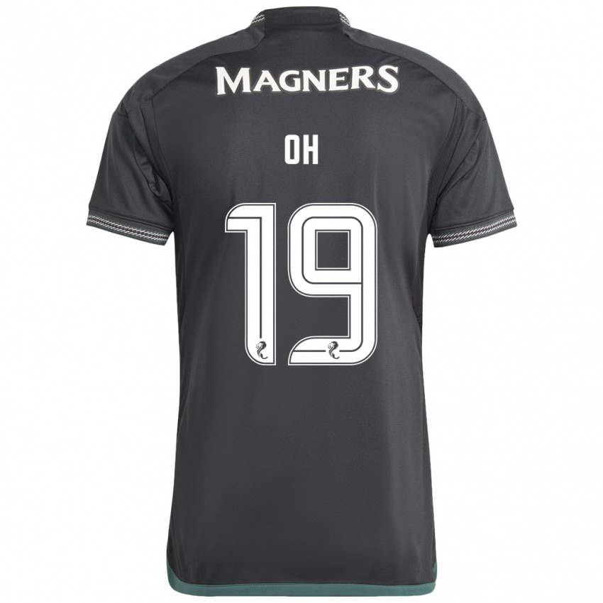 Niño Camiseta Hyeon-Gyu Oh #19 Negro 2ª Equipación 2023/24 La Camisa México