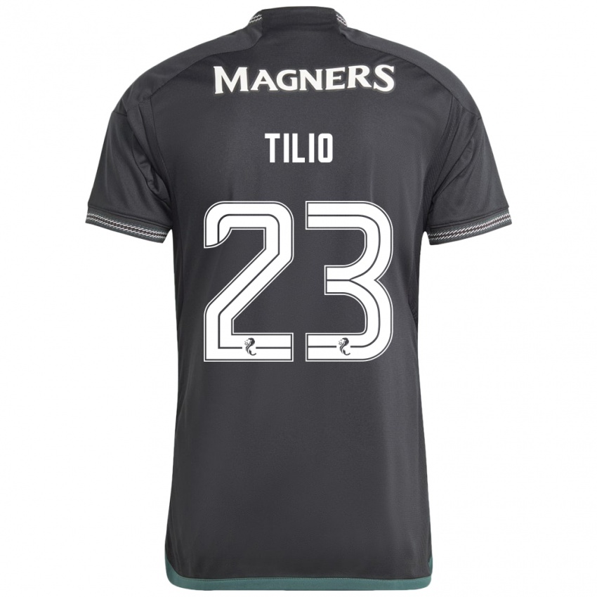 Niño Camiseta Marco Tilio #23 Negro 2ª Equipación 2023/24 La Camisa México