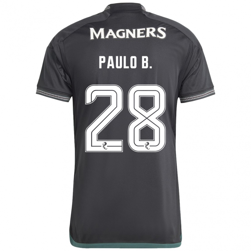 Niño Camiseta Paulo Bernardo #28 Negro 2ª Equipación 2023/24 La Camisa México