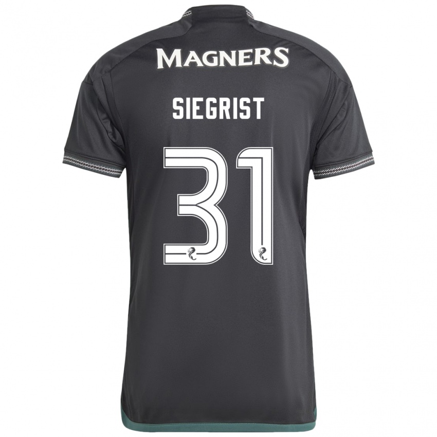 Niño Camiseta Benjamin Siegrist #31 Negro 2ª Equipación 2023/24 La Camisa México