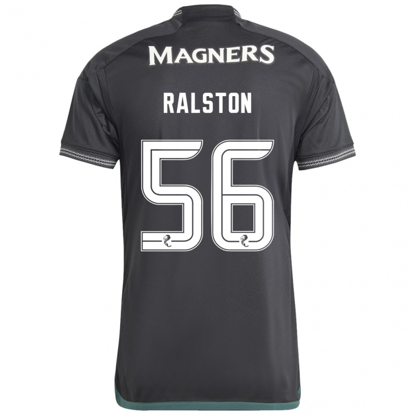 Niño Camiseta Anthony Ralston #56 Negro 2ª Equipación 2023/24 La Camisa México