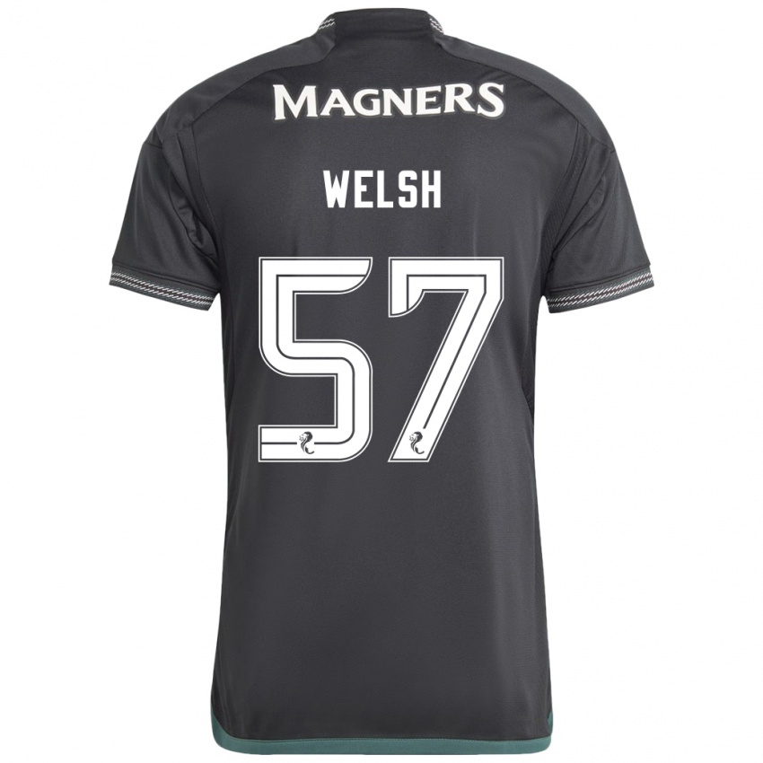 Niño Camiseta Stephen Welsh #57 Negro 2ª Equipación 2023/24 La Camisa México