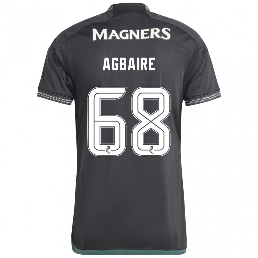 Niño Camiseta Lenny Agbaire #68 Negro 2ª Equipación 2023/24 La Camisa México