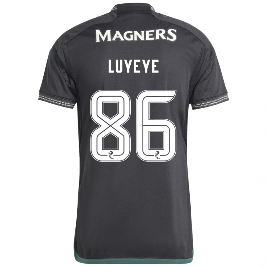 Niño Camiseta Benny-Jackson Luyeye #86 Negro 2ª Equipación 2023/24 La Camisa México