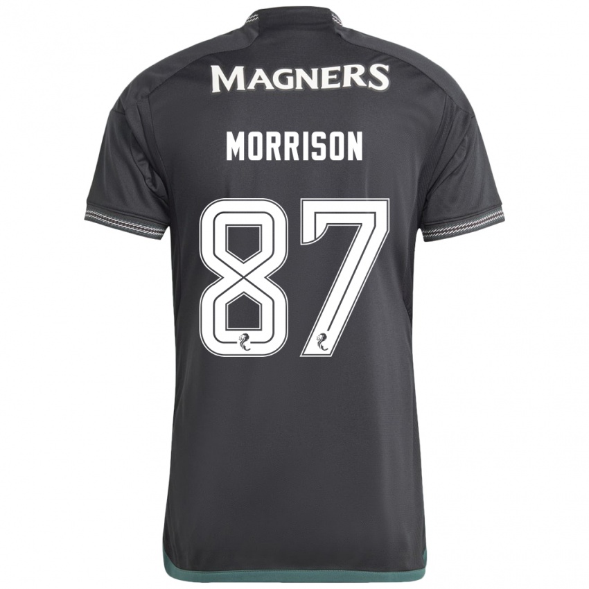 Niño Camiseta Joe Morrison #87 Negro 2ª Equipación 2023/24 La Camisa México