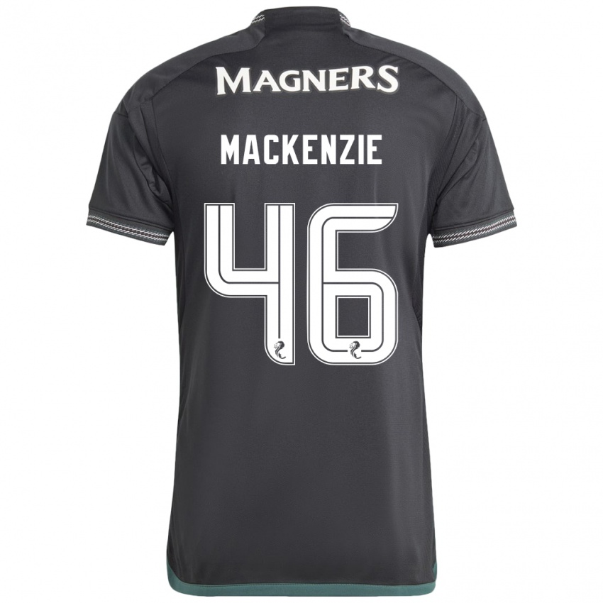 Niño Camiseta Magnus Mackenzie #46 Negro 2ª Equipación 2023/24 La Camisa México