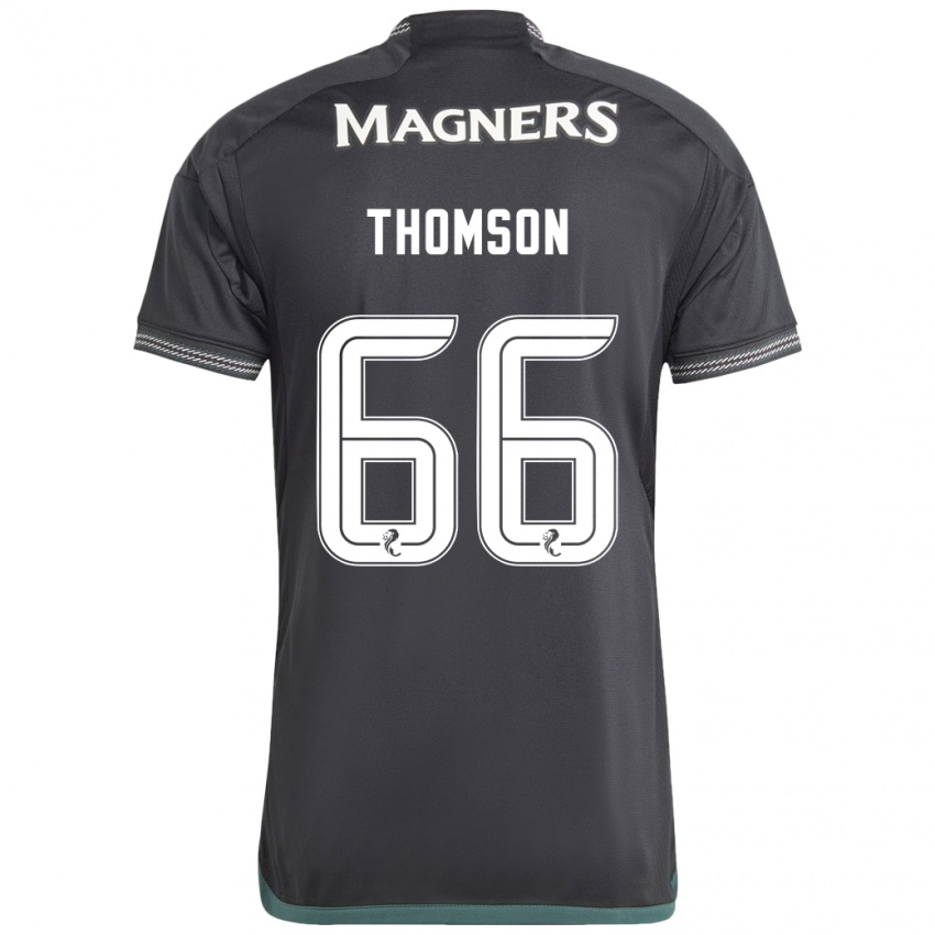 Niño Camiseta Corey Thomson #66 Negro 2ª Equipación 2023/24 La Camisa México