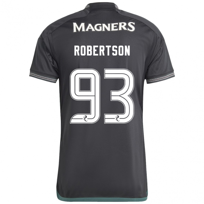 Niño Camiseta Mitchell Robertson #93 Negro 2ª Equipación 2023/24 La Camisa México