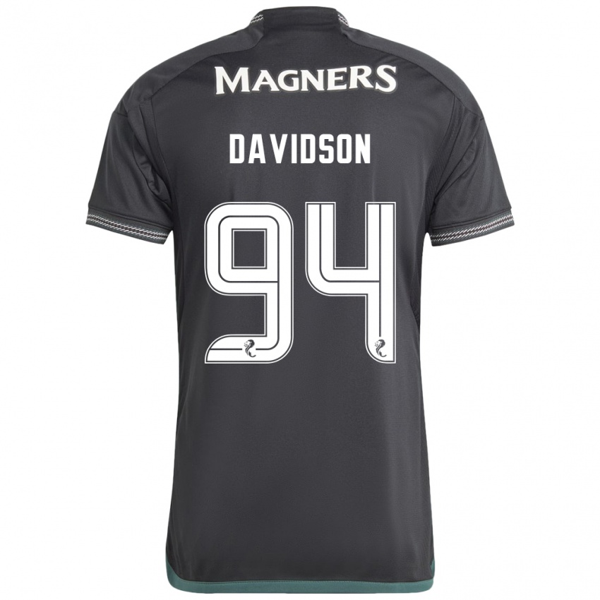 Niño Camiseta Alasdair Davidson #94 Negro 2ª Equipación 2023/24 La Camisa México