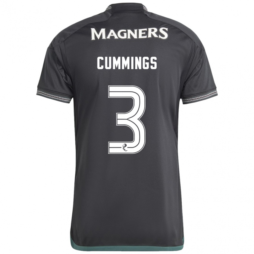 Niño Camiseta Sydney Cummings #3 Negro 2ª Equipación 2023/24 La Camisa México